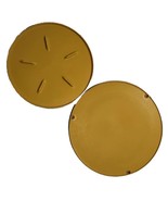 Vtg Rubbermaid Lazy Susan Turntable Lot of 2 Harvest Gold 10.5&quot; 2709 9.2... - $16.30