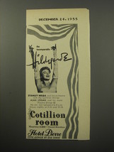 1955 Hotel Pierre Ad - The incomparable Hildegarde - $18.49
