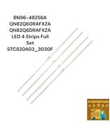 4 Strips BN96-48256A QN82Q60RAFXZA QN82Q6DRAFXZA LED  Full Set STC820A03_3030F - $22.79