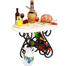 2019 DOLLHOUSE Filled Wine Tasting Table Reutter 1.855/0 Miniature - £57.85 GBP