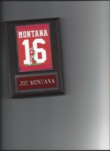 JOE MONTANA JERSEY PLAQUE SAN FRANCISCO 49ers FORTY NINERS FOOTBALL NFL - $4.94