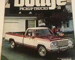 Vintage Dodge Pickup Truck 1978 Brochure - $9.89