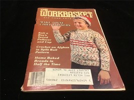 Workbasket Magazine February 1981 Knit a Boy&#39;s Tweed Pullover Sweater and Cap - £5.94 GBP