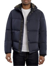 New Lucky Brand Men&#39;s Size XXL Navy Puffer Heavy Jacket Hooded NWT - $27.89