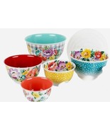 Pioneer Woman ~ Ten (10) Piece Nesting Bowl Set ~ Melamine ~ Sweet Romance - €51,22 EUR