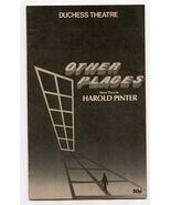 Other Places Program 3 Plays Harold Pinter Duchess Theatre London Blakel... - $13.86