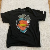 Boys Fortnite Boys Black Fishstick Short Sleeve Graphic Tee T-Shirt XXL 18 - £7.79 GBP