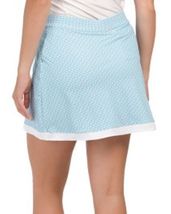 NWT Ladies PETER MILLAR AQUA SPRITZ POP SALLY KNIT GOLF SKORT - L image 2