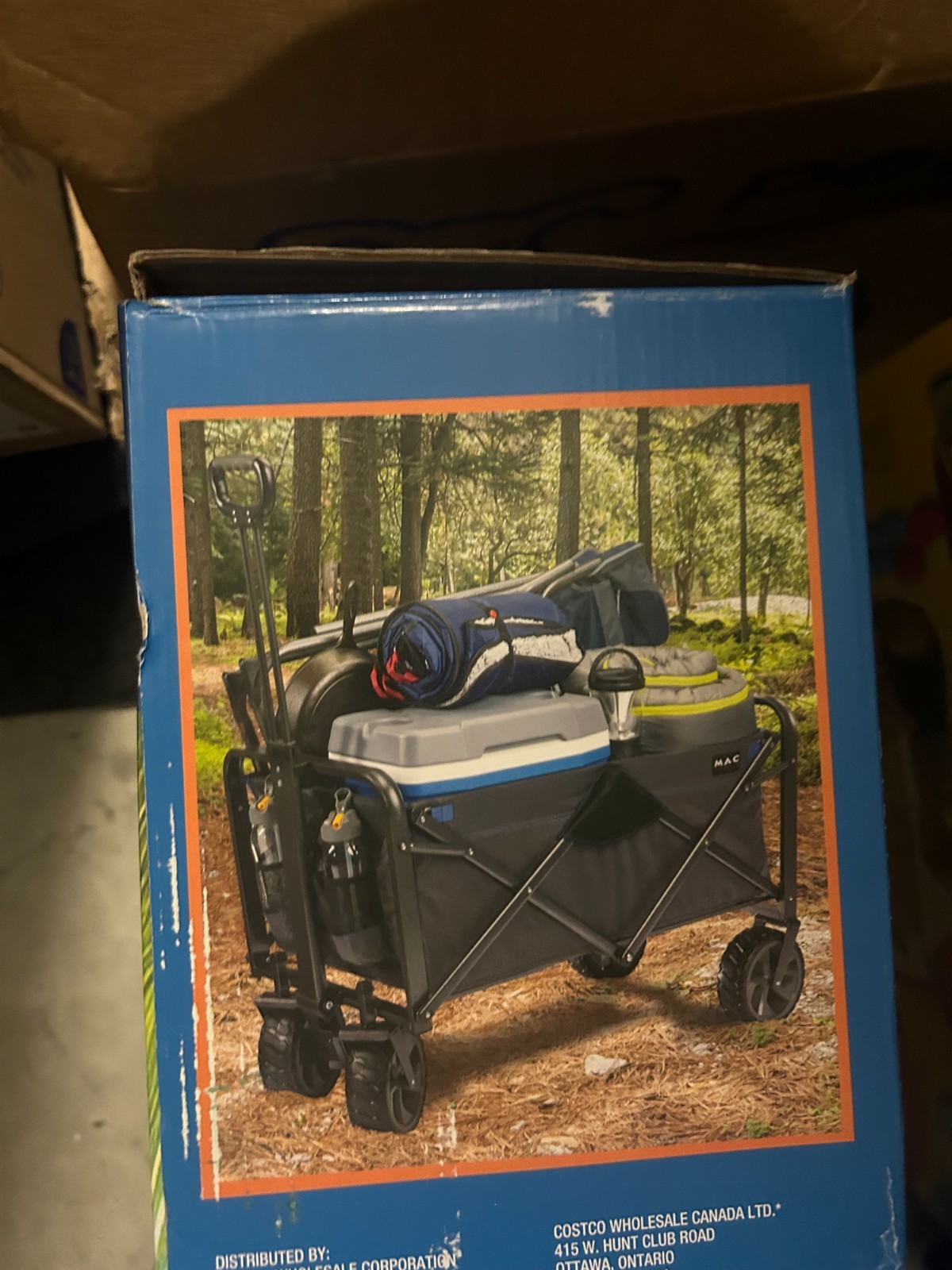 Mac Sports XL Heavy Duty 350lb Cap. Folding Wagon w/ Big Wheels Brakes Tailgate Item image 8