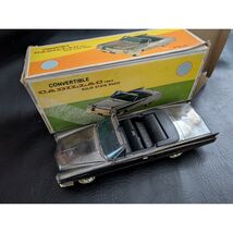 1963 Cadillac Convertible Solid State Radio CAD 1 Vintage Toy Car Box Wo... - €84,78 EUR