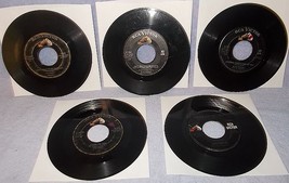 Five 45 RPM Record Lot Elvis Presley RCA Victor Label 1950&#39;s - £6.26 GBP