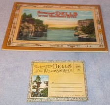 Picturesque Wisconsin Dells Souvenir Picture Booklet and Picture Folio C... - £7.86 GBP