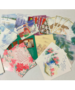 Mixed lot unused vintage Christmas holiday greeting card lot - €24,71 EUR