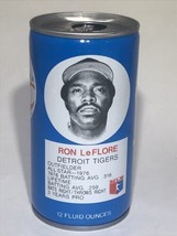 1977 Ron LeFlore Detroit Tigers RC Royal Crown Cola Can MLB All-Star Series - £5.56 GBP