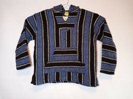 Mexican Woven Poncho Pullover Franks Textiles Size Medium Made In Mexico - £15.97 GBP