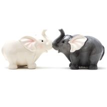 Elephants Magnetic Salt and Pepper Shaker Set New - $17.80