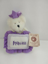 Boyds Bear Plush Collection Princess Alaina Jointed Bear W/Pillow 9&quot; - £10.21 GBP