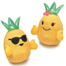 Hawaiian Breeze Pineapple Dog Toys Soft Plush Squeaker Choose Boy or Girl Fruit - £10.23 GBP