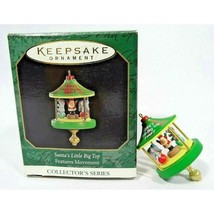 Vintage 1997 Santa&#39;s Little Big Top Hallmark Keepsake Miniature Ornament... - £10.60 GBP