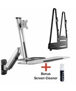 Single Display Sit-Stand Workstation Wall Mount for 13&quot; to 32&quot; LED/... - $242.15 CAD