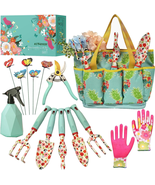 Floral Garden Tool Set| Gardening Gifts for Women Birthday| Heavy Duty T... - £58.49 GBP