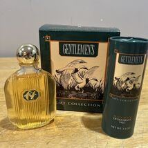 Vintage Avon Gentleman&#39;s Gift Collection Black Suede 3.5 Oz Talc Ducks - $24.74