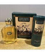 Vintage Avon Gentleman&#39;s Gift Collection Black Suede 3.5 Oz Talc Ducks - $24.74