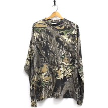 Vintage Mossy Oak Camo Hunting Long Sleeve T Shirt XL - £36.53 GBP