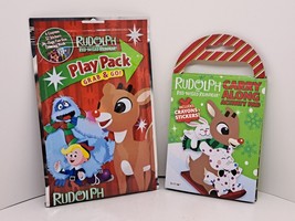 Rudolph The Red Nosed Reindeer Play Pack &amp; Carry Along Activity Pad Christmas - £6.95 GBP