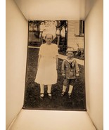 Vintage Postcard Brother Sister Girl In White Dress Boy in Sailor Outfit... - $93.40 MXN