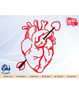 Heart Design,svg dxf png eps Ai Pdf Files,Gift,PES,valentine's day,love,Arrow - $3.49
