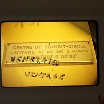 1977 Sign: Center Of Transit Circle Latitude Longitude VTG Kodachrome 35mm Slide - £11.14 GBP