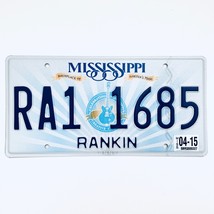 2015 United States Mississippi Rankin County Passenger License Plate RA1 1685 - £13.21 GBP