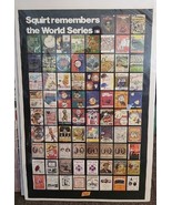 1978 Squirt Remembers The World Series Baseball Poster Squirt Soda Adver... - £12.41 GBP