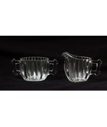 Jeannette National Creamer and Sugar Set Pristine Condition Classic Vintage - £16.43 GBP