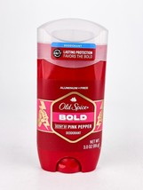Old Spice Bold Aluminum Free Deodorant Scent of Pink Pepper 3oz Each Lot Of 4 - £37.25 GBP