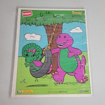 Playskool Barney Backyard Fun 6 Piece Puzzle 1993 Barney Puzzle Vintage - £6.43 GBP