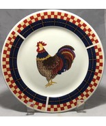 Calico Rooster  salad dessert decorative plate stoneware Majesticware by... - £4.24 GBP