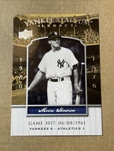 2008 Upper Deck Yankee Stadium Legacy Collection #3017 Moose Skowron - £3.51 GBP