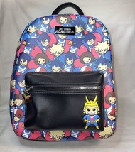 My Hero Academia Mini Backpack Chibi Ballon Faux Leather Double Strap Ho... - $29.70