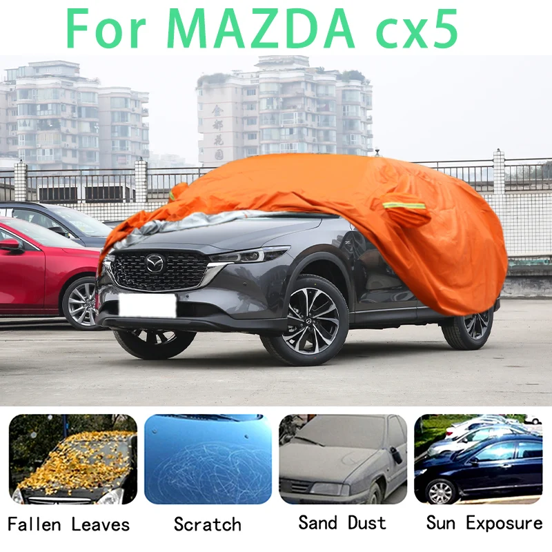 For MAZDA cx5 Waterproof car covers super sun protection dust Rain car Hail - £102.06 GBP