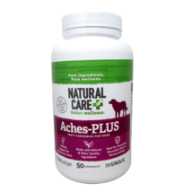 Aches-PLUS Pain Relief for Dogs Natural Care 50 Tasty Chewables 01/2026 - $16.95