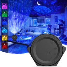 Star Projector, 3-1 Ocean Wave Projector Night Light for Kids with LED   (Black) - £27.05 GBP