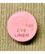 VINTAGE MARY KAY BEAUTY CAKE EYE LINER Brown Round Twist Off Lid *70&#39;s-P... - $34.64