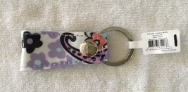 Vera Bradley Maddalena Paisley Soft 14989-14926 Loop Split Ring Snap Key... - $12.86