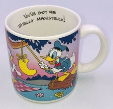 Walt Disney Donald &amp; Daisy Duck Applause Coffee Mug 3 5/8&quot; Tall 3 1/4&quot; D... - £7.46 GBP