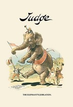 Judge: The Elephant&#39;s Jubilation by Grant Hamilton - Art Print - £17.52 GBP+