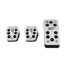 Stainless Steel Car Pedals Set Pads Covers for  Focus 2 3 4 MK2 MK3 MK4 Kuga Esc - £73.68 GBP