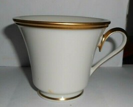 3 LENOX Dimensions eternal gold coffee cups &amp; saucers - $34.84