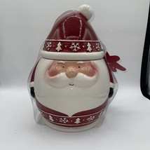 Warm Tidings Ceramic 7x12in Santa Extra Large Cookie Jar AA01B13001 - $29.70